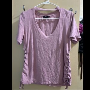 A small purple size t shirt forever 21